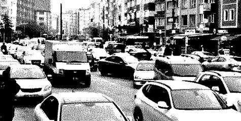 Toplu Ula��mdan Ka�an TRAF�KLE BO�U�UYOR
