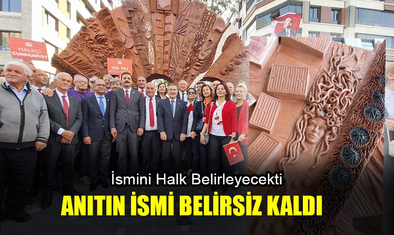 Tepeba�� Belediyesinin 100. y�l hediyesi Medusa’l� An�t A��ld�