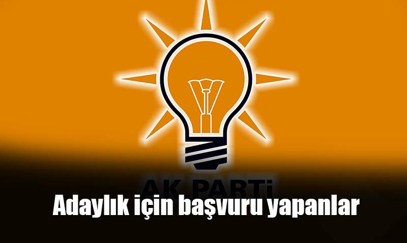 ��te AK Parti’nin Eski�ehir aday adaylar��listesi
