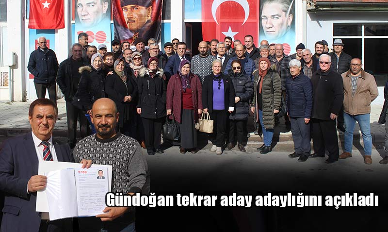�shak G�ndo�an 2024 yerel se�imlerinde tekrar aday adayl���n� a��klad�