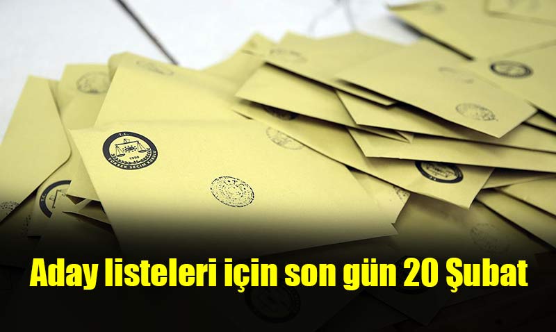 Yerel se�im takvimi belli oldu