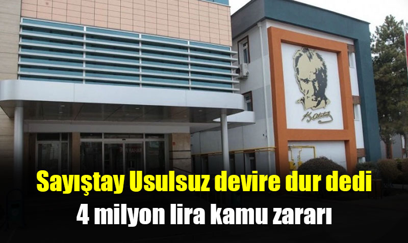 Odunpazar� Belediyesinde yine Usuls�z i�lem: Kamu zarar� 4 milyon