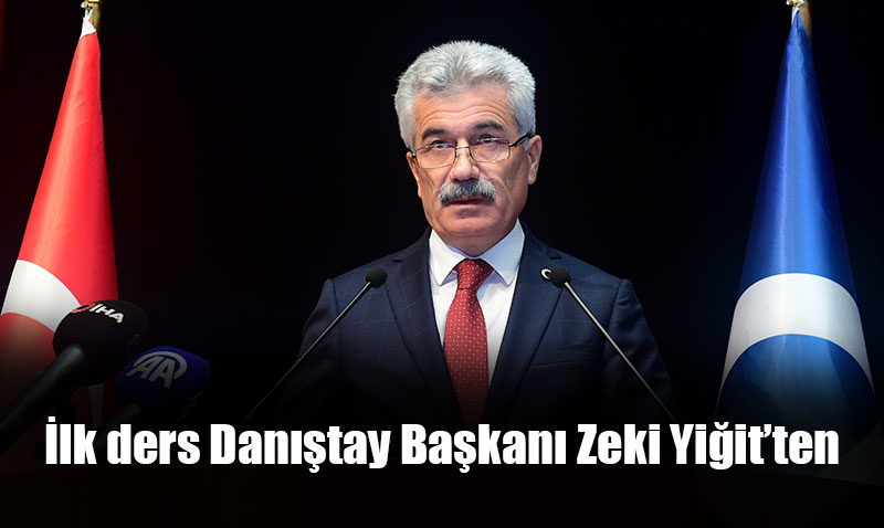 Anadolu �niversitesinde akademik y�l�n ilk dersi Dan��tay Ba�kan� Zeki Yi�it�ten