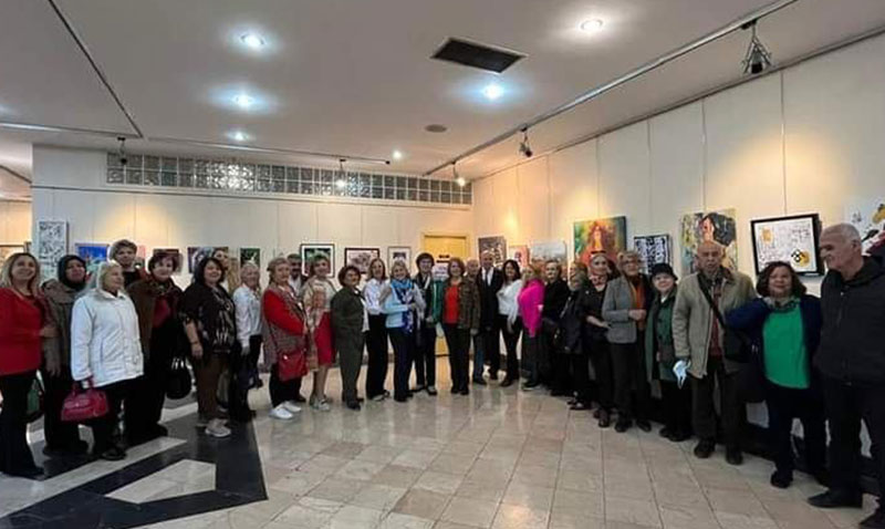 12.Uluslararas� Cumhuriyet Co�kusu Sergisinde 28 �lkeden 169 sanat�� yer ald�