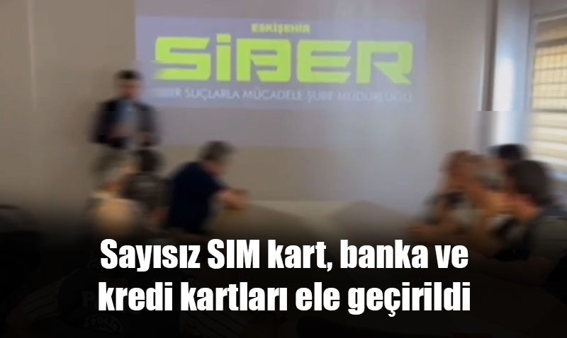 Eski�ehir’de 2,5 milyar TL�lik doland�r�c�l�k operasyonu