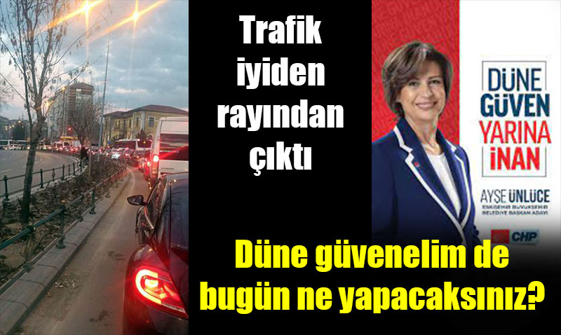 Haftasonu trafi�i �ileden ��kard�