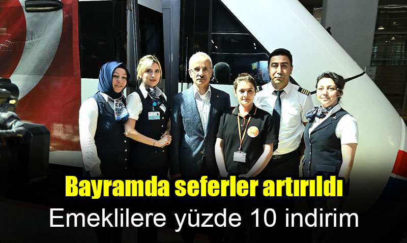 H�zl� trenlerde bayram hediyesi
