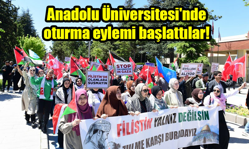 Anadolu �niversitesinden d�nyadaki Filistin eylemlerine destek