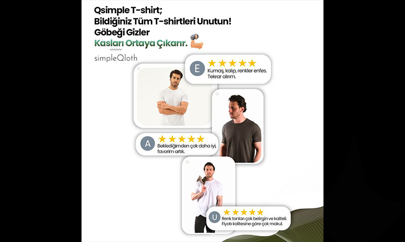 G�bek Kapatan ve G�bek Gizleyen Erkek Ti��rtlerinde Qsimple Fark�