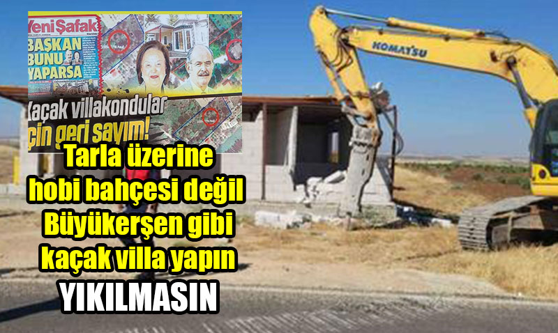 Tar�m �l M�d�r� hobi bah�eleri i�in uyard�: YIKILACAK
