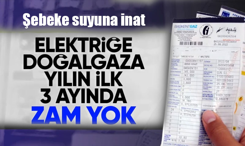 Eski�ehir’de suya her ay zam gelirken, Elektrik ve do�algaza 3 ay zam yok