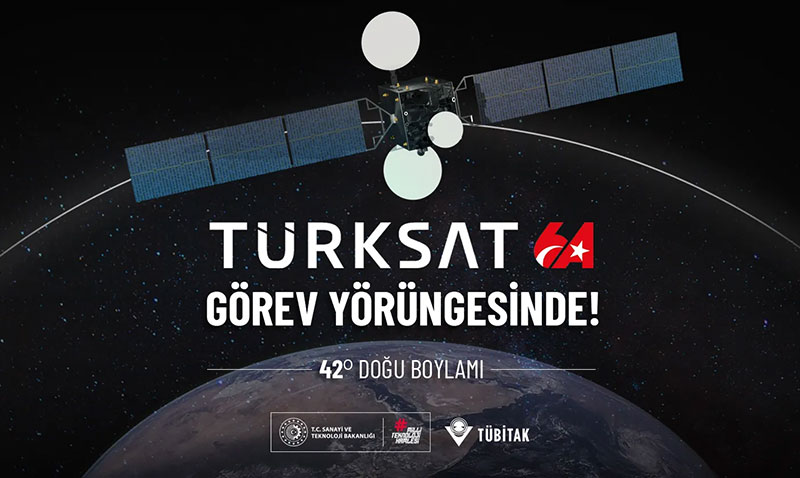 T�rkiye�nin �lk Yerli ve Milli Haberle�me Uydusu T�RKSAT 6A G�rev Y�r�ngesine Yerle�ti!