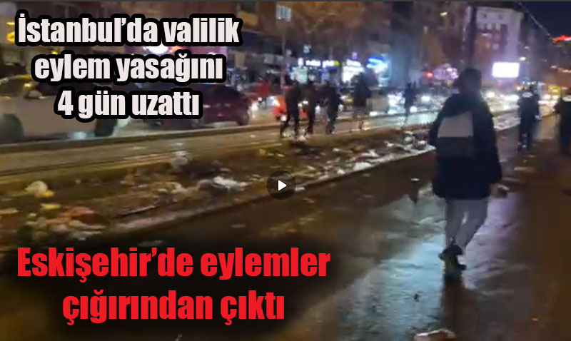 Eski�ehir�de Protestolar ����r�ndan ��kt�