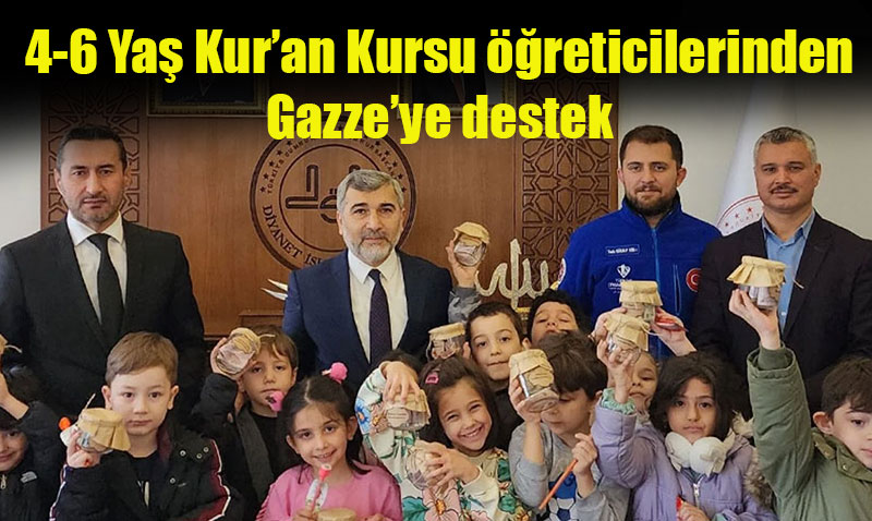 Eski�ehir�deki minikler Gazze’ye destek oldu