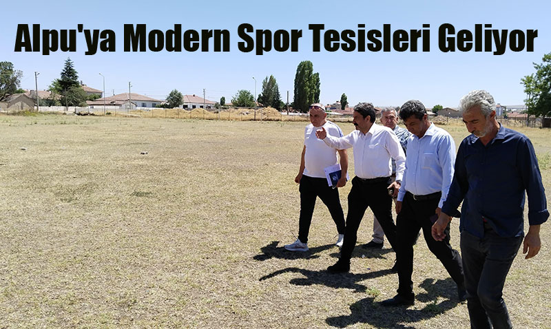 Eski�ehir Gen�lik ve Spor �l M�d�r� Hasan Kal�n, Alpu’daki Spor Yat�r�mlar�n� �nceledi