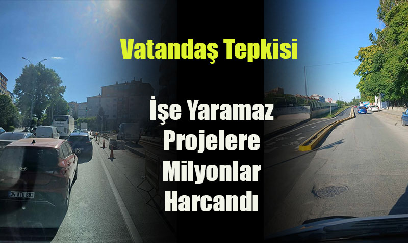 Eski�ehir�de "Bisiklet Yollar�" Tart��mas� B�y�yor