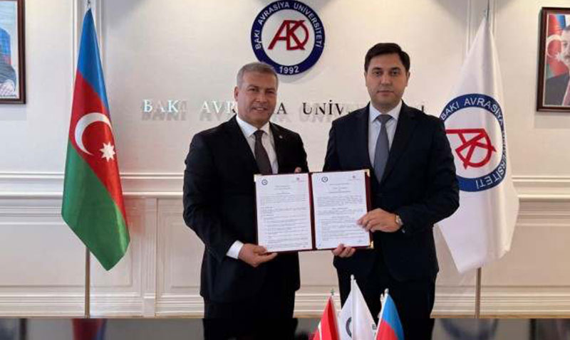 Prof. Dr. Ad�g�zel�in uluslararas� e�itim hamlesi Azerbaycan�da s�r�yor