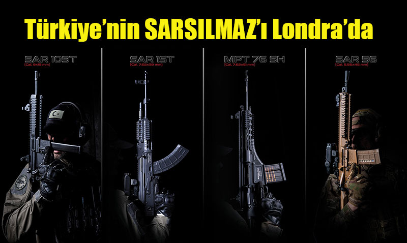 T�rkiye’nin Silah �reticisi SARSILMAZ, Londra’daki DSEI Fuar�nda