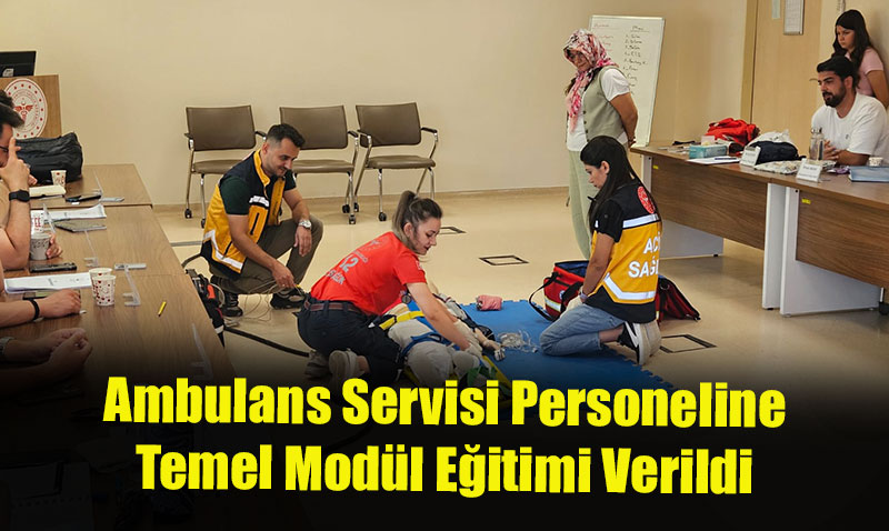 Eski�ehir �l Ambulans Servisi Personeline Temel Mod�l E�itimi Verildi