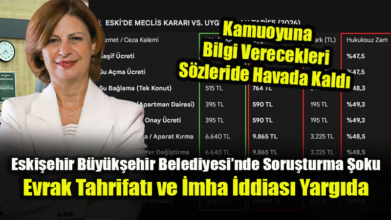 ESKݒdeki Tarife Krizinde Fla� Geli�me: Evrak Tahrifat� ve �mha �ddias� Yarg�da