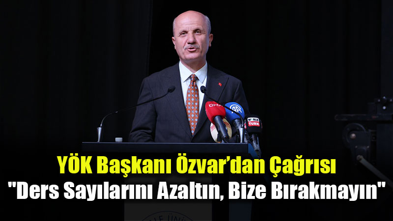�zvar: "Hocaya G�re Ders De�il, Derse G�re Hoca Tasavvur Etmeliyiz"