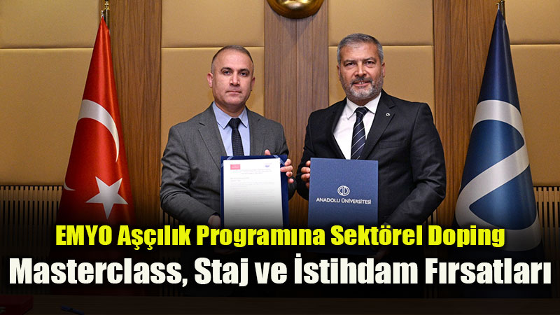 Rekt�r Ad�g�zel ve TA�FED Ba�kan� Bayram �zrek �mzay� Att�: Mutfakta Yeni D�nem