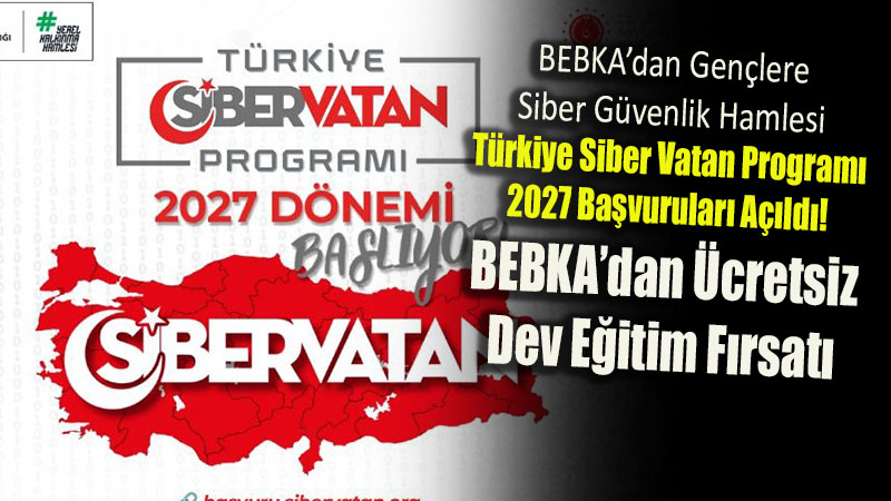 Yapay Zek� Destekli Siber Savunma Ordusu Yeti�iyor: BEBKA�dan �cretsiz Dev E�itim F�rsat�