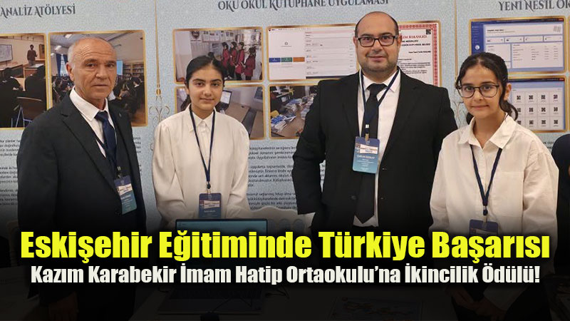 Yaz�l�m Ve Teknoloji Kategorisinde B�y�k Gurur: Kaz�m Karabekir �HO T�rkiye 2.�si Oldu