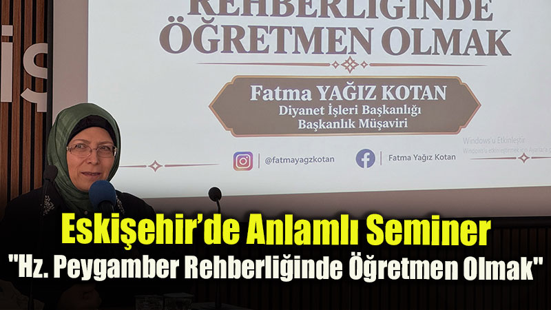 Kur�an Kursu ��reticilerine Manevi Rehberlik: "E�itimde Sevgi, Sab�r Ve Anlay�� Esast�r"