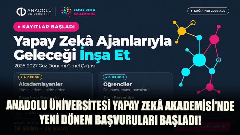 Akademisyen Ve ��rencilere �zel �ki Ayr� Program: Yapay Zek� Ajanlar� Sahaya �niyor