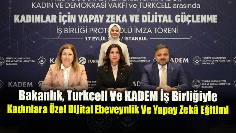 Kad�nlar Dijital D�nyada G��leniyor: �cretsiz �ocuk Bak�m Destekli Yapay Zek� E�itimleri Ba�vurulara A��ld�