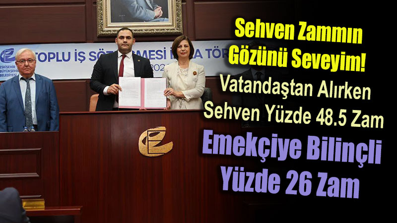 Emek�iye de Zam Verirken "Sehven" Verseydiniz Dedirten Oran