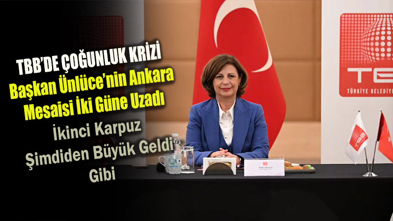 Ankara�da Yeterli �o�unluk Sa�lanamad�: TBB Ba�kan Vekili Ay�e �nl�ce Beklemeye Ge�ti
