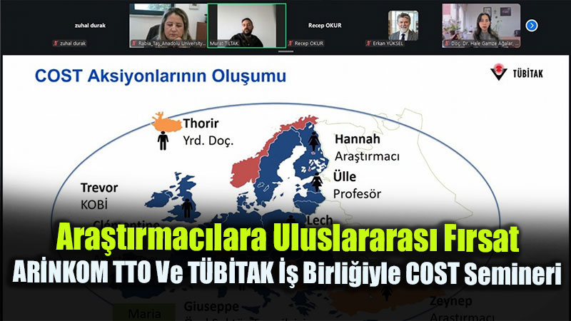 T�B�TAK Uzman� Murat Tiltak�tan Akademisyenlere COST E�itimi: Ba�vuru S�re�leri Ve �pu�lar�