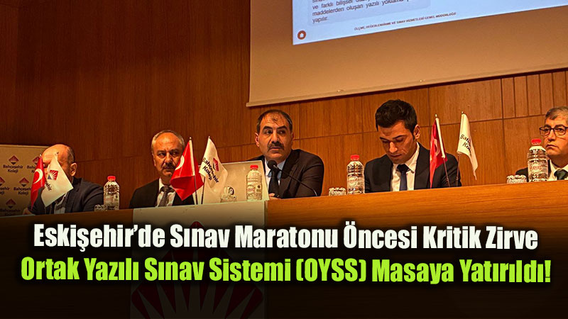 �l Milli E�itim M�d�r� Sinan Ayd�n Ba�kanl���nda OYSS Zirvesi: Uygulama Birli�i Sa�lanacak
