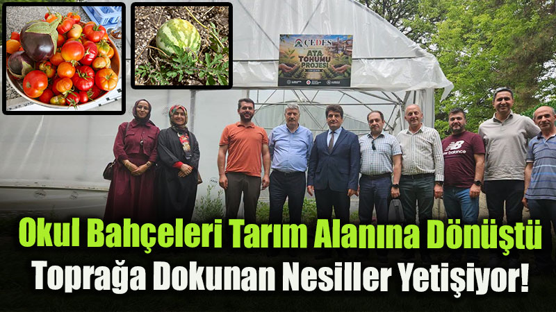 Okullarda Tar�m Devrimi: ��renciler Kendi �r�nlerini Yeti�tirdi