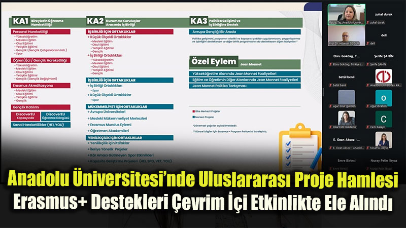 ��r. G�r. Dr. Rabia Ta���n Sunumuyla "Yar�n�n Becerileri": A�’de ErasmusDays Bilgilendirme Toplant�s�