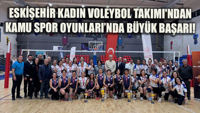 Eski�ehir Kad�n Voleybol Tak�m� G�m�� Madalyayla Nev�ehir’e Gidiyor