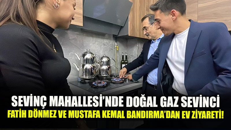 Odunpazar��nda Do�al Gaz Mutlulu�u: AK Parti Kadrosu Sevin� Mahallesi Sakinleriyle Bir Arada