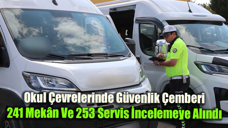Eski�ehir�de Servis Ara�lar� Denetlendi: Kusurlu Bulunan 6 Araca Cezai ��lem