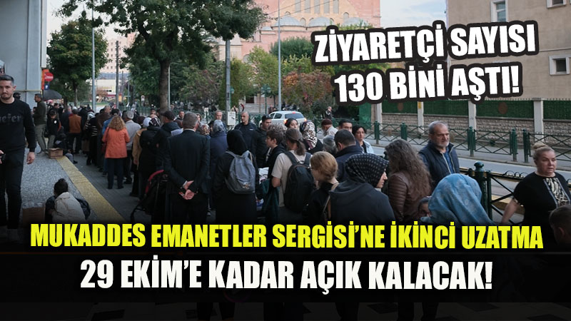 Eski�ehirlilerden Yo�un �lgi: Mukaddes Emanetler Sergisi 29 Ekim Saat 21.00�e Kadar A��k