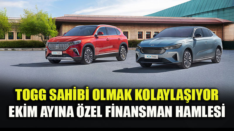 Otomotiv Pazar�nda Togg Hareketlili�i: 584 Bin TL Pe�inatla Ara� Sahibi Olma �mk�n�