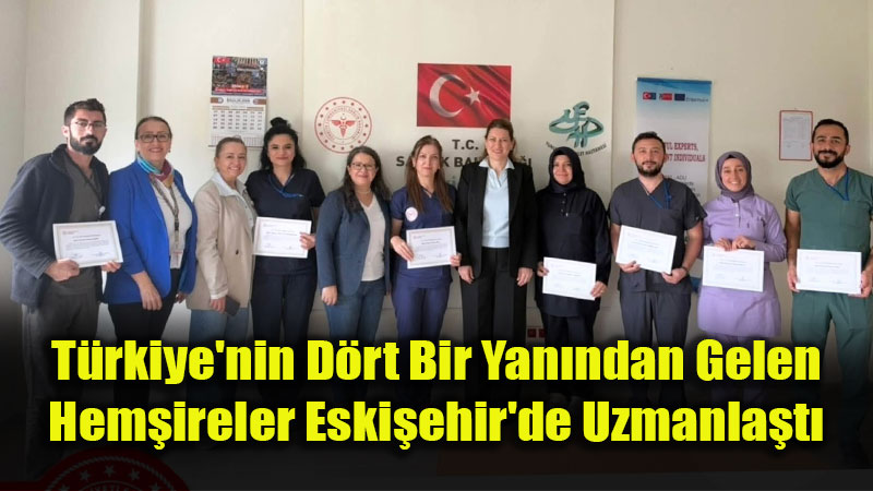 Palyatif Bak�m Hem�ireleri Mezuniyet Sertifikalar�n� T�renle Ald�