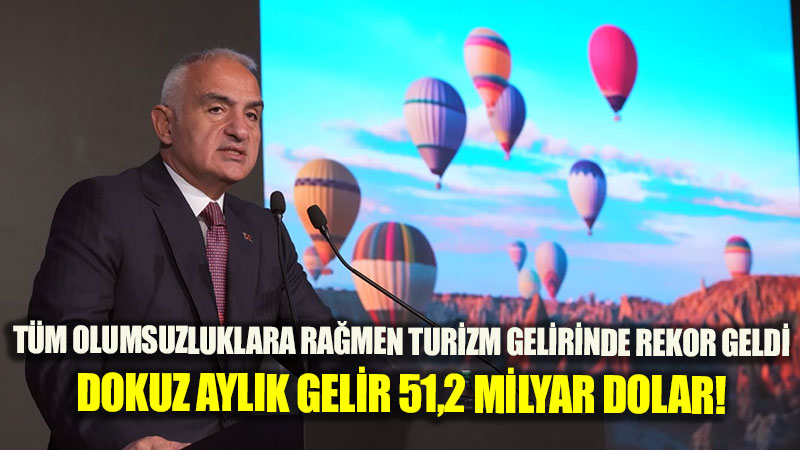 Cumhuriyet Tarihinin En Y�ksek Turizm Geliri: 9 Ayda 49 Milyon Ziyaret�i A�� a��rland�