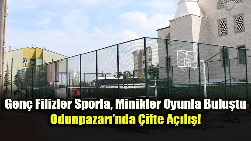 �ankaya�da E�itim ve Spor El Ele: Yat�l� Kur’an Kursuna Spor Tesisi, Miniklere Oyun Park�