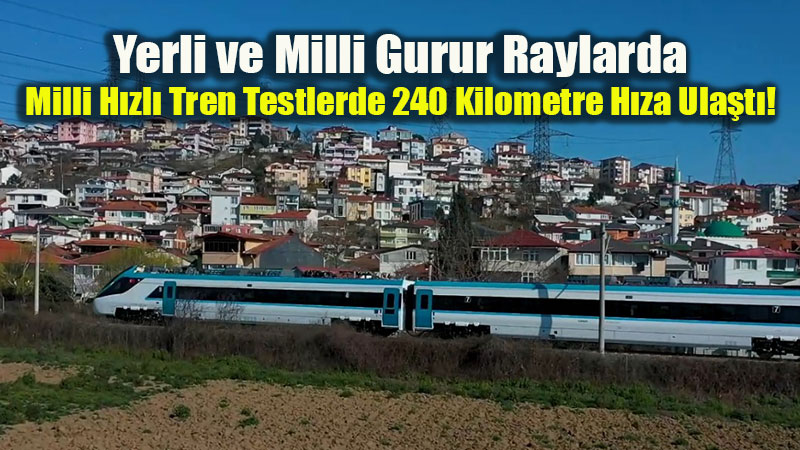 Bakan Uralo�lu M�jdeyi Verdi: Milli H�zl� Tren Saatte 240 KM H�z� G�rd�!