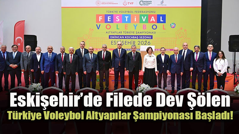 Eski�ehir’de Voleybol Seferberli�i: 3 Bin 500 Gen� Sporcu �ampiyonluk ��in Sahada!