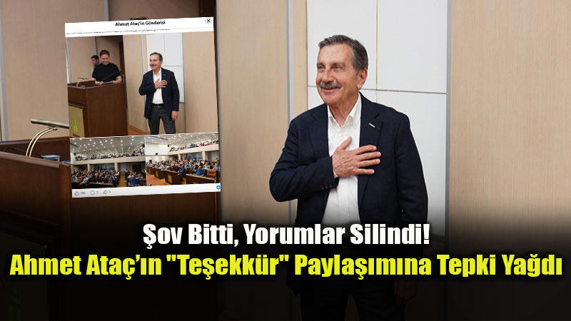 Mecliste K�f�r, Sosyal Medyada Sans�r: Ahmet Ata� Tepki Ya�an Yorumlar� Sildirdi!