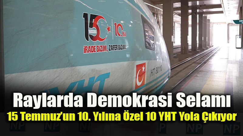 "�rade Bizim, Zafer Bizim" Logolu H�zl� Trenler �ki Ay Boyunca Seferde Olacak