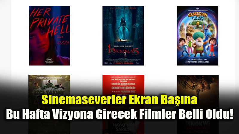Eski?ehir Sinemaseverlere M�jde: Bu Hafta 6 Yeni Film Vizyona Giriyor!